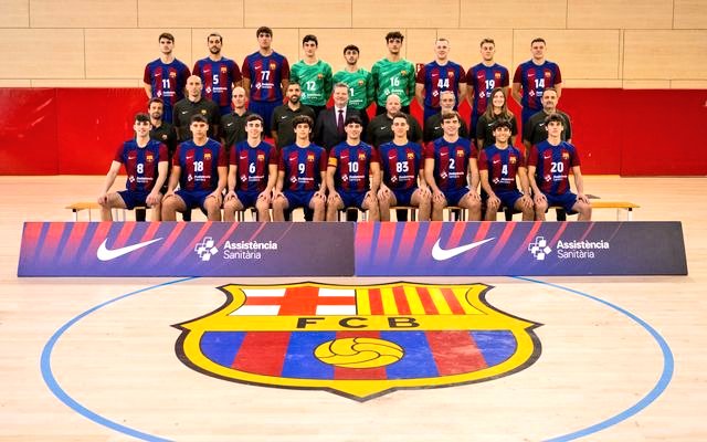 La actual plantilla del Barça Atleti. / FCBHandbol