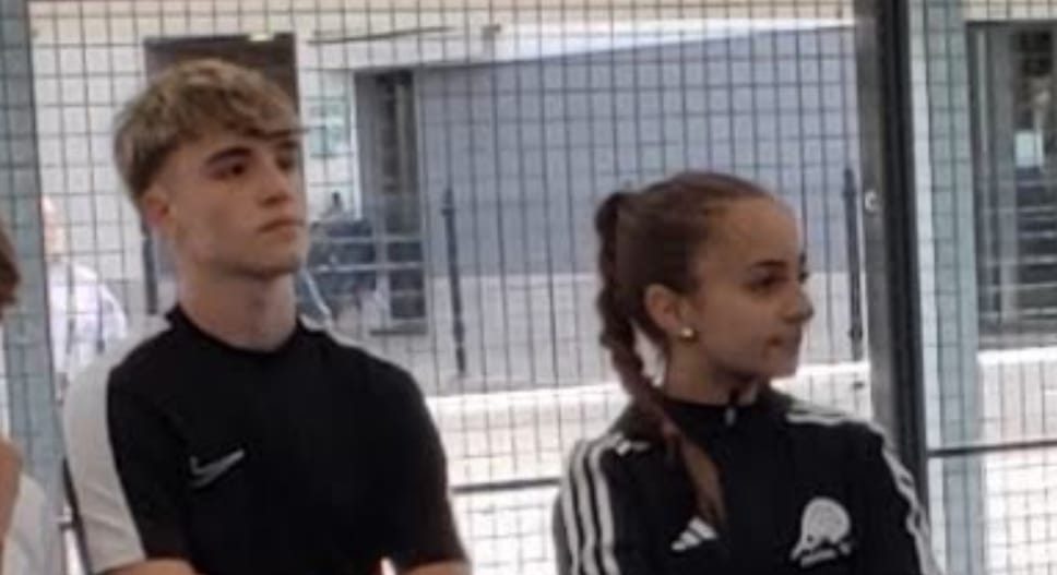 Paula Bartolomé e Ismael Andrés participan en el Campeonato de España Menores de Pádel. / duerodeporte.com