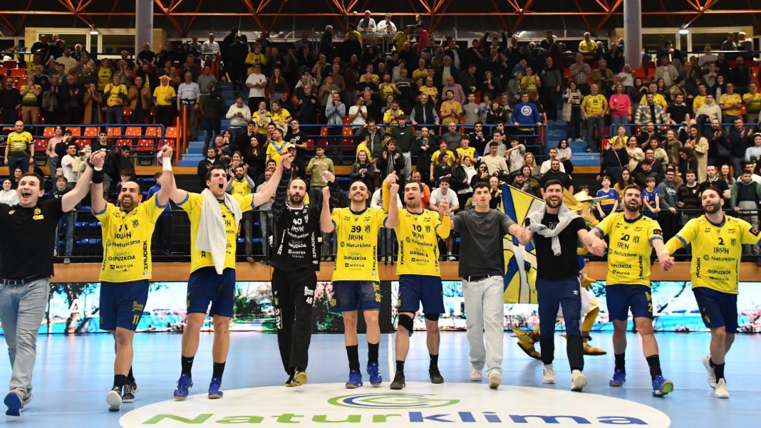 La alegría irundarra en competiciones europeas contrasta con la mediocridad en el campeonato doméstico. / Bidasoa Irún