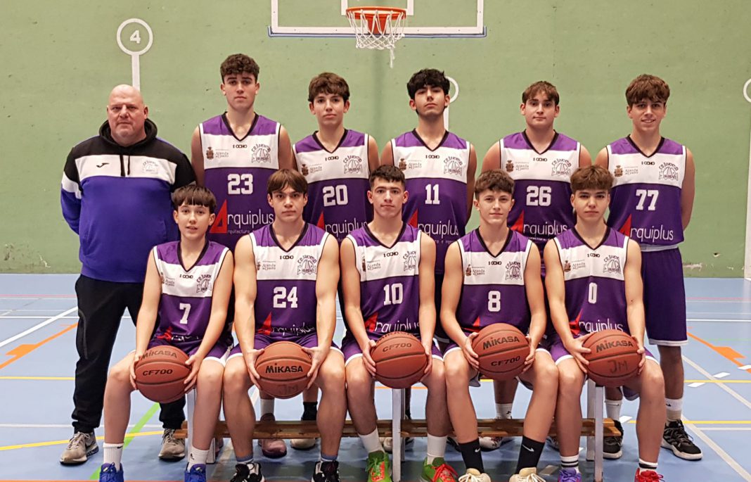 El equipo cadete masculino Juventud Arquiplús. / Juventud Aranda
