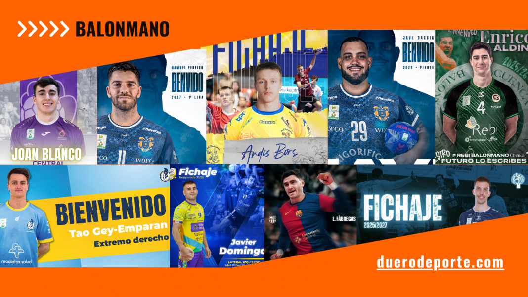 El mercado de fichajes en ASOBAL ha movilizado a todos los clubes para la próxima temporada. / duerodeporte.com
