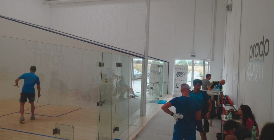 Las instalaciones de Prado Sport albergan el Campeonato de Castilla y León de Squash. / duerodeporte.com