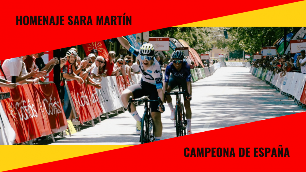 Este jueves Aranda de Duero recibe y homenajea a la Campeona de España de Ciclismo, Sara Martín. / duerodeporte.com