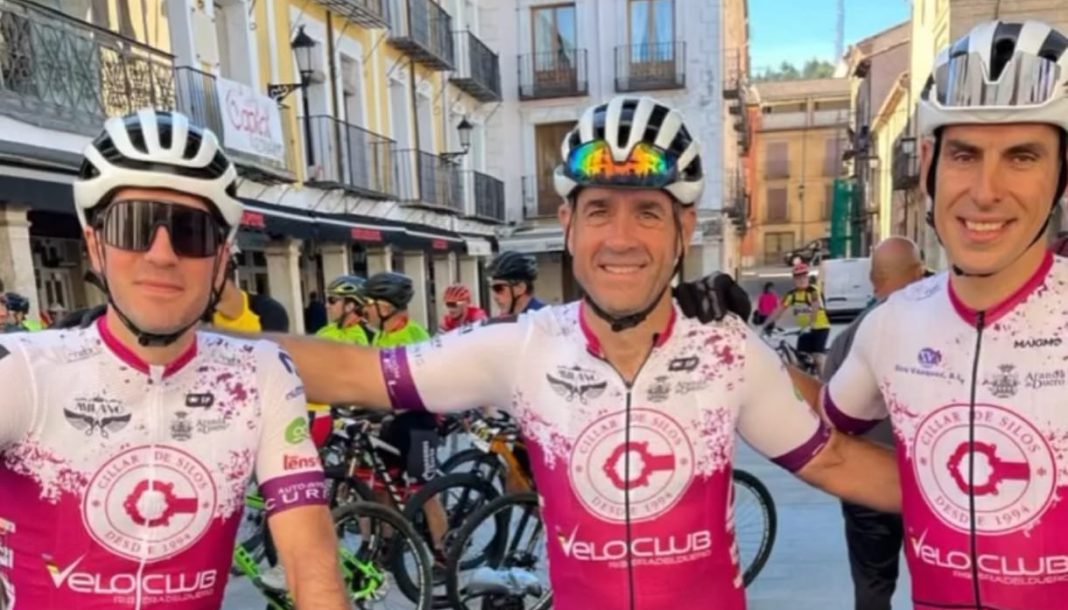Diego Cámara, Javier Peña y Luis Ortega -de izq. a dch.- estarán presentes en Colina Triste. / Veloclub Ribera