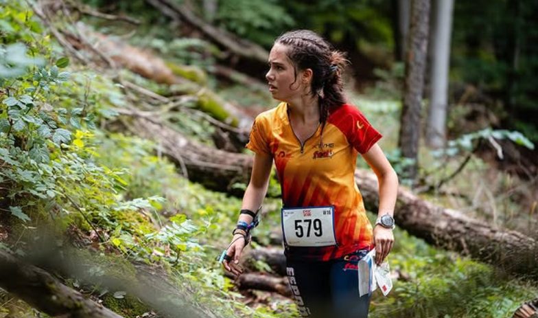 Candela Arranz durante una de las pruebas del EYOC25. / FEDO