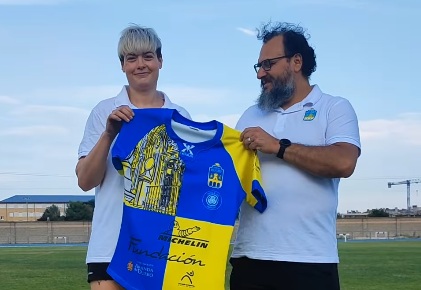 Miriam Hernández continuará en el Ribera Rugby la próxima temporada. / Ribera Rugby