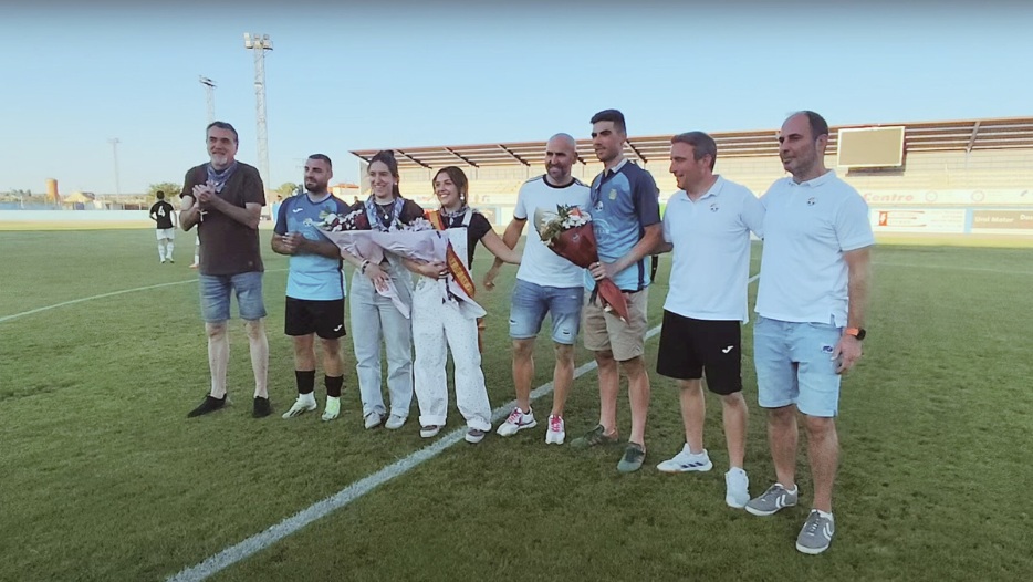 El Riber ya homenajeo a la Reina y Damas de Fiestas y al ciclista profesional Mario Aparicio hace unos días. / DUERO Deporte