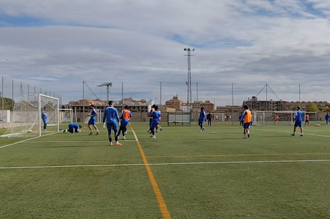 Los blanquiazules están listos para el duelo ante el Cristo Atlético de este sábado en La Nueva Balastera. / DUERO Deporte Los blanquiazules están listos para el duelo ante el Cristo Atlético de este sábado en La Nueva Balastera. / DUERO Deporte