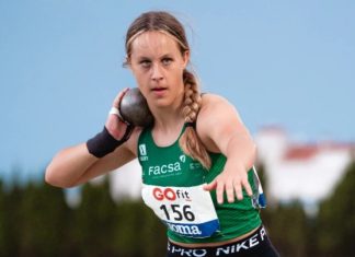 Ariadna Andrés, distinguida por la Federación de Atletismo de Castilla y León Ariadna Andrés con la indumentaria del Playas de Castellón en el pasado Campeonato de España al Aire Libre Sub-18. / @ariiadnaandress