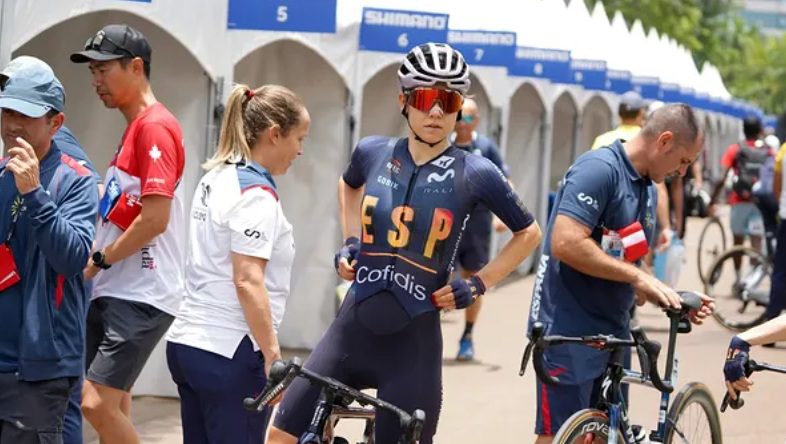 Sara Martín durante el reciente Campeonato del Mundo de Kigali (Ruanda) / RFEC