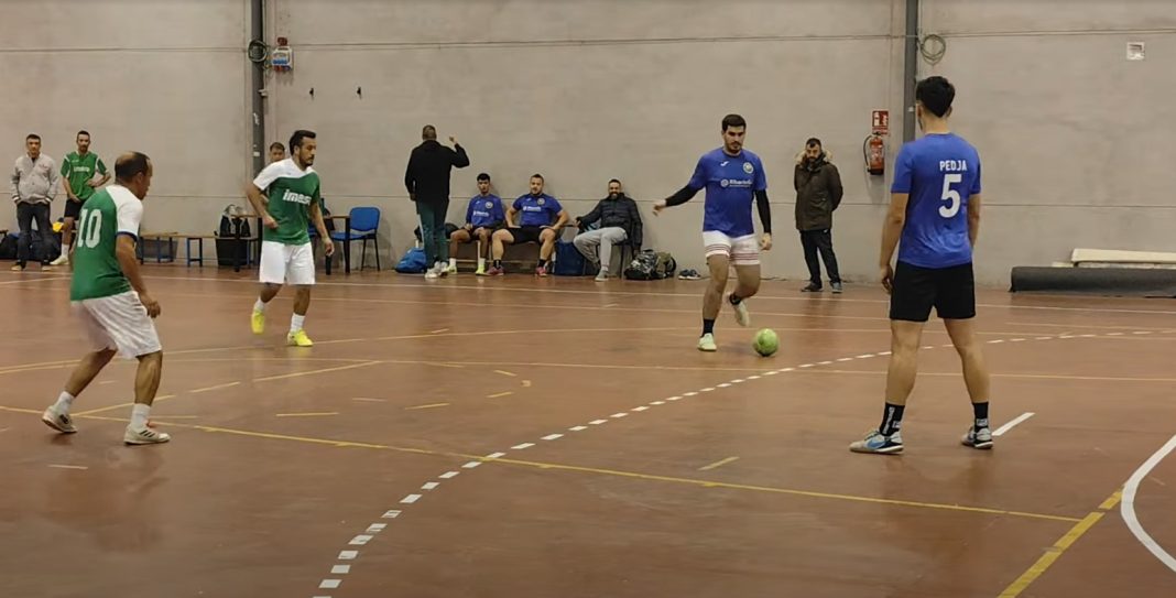 La escuadra morada de Mavic Riberinfo durante el reciente duelo ante IMESA. / DUERO Deporte