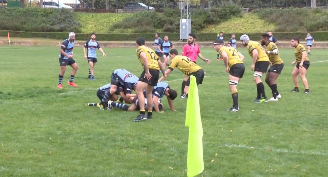 Imagen del último encuentro en casa de los celeste y vino ante Getxo. / DUERO Deporte