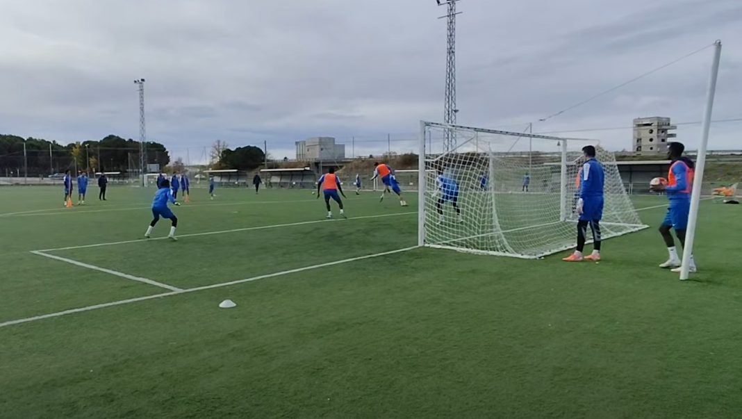 La Arandina durante uno de los entrenamientos de la presente temporada. / DUERO Deporte