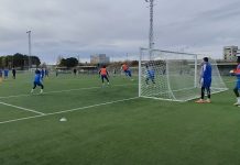 La Arandina recibe al Mansillés en plena crisis de resultados La Arandina durante uno de los entrenamientos de la presente temporada. / DUERO Deporte