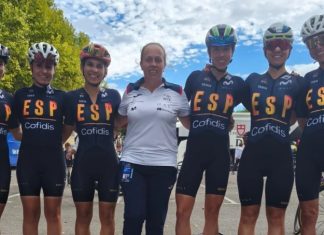 Los éxitos del ciclismo femenino español centran las III Jornadas de Ciclismo La selección española de ciclismo encabezada por Gema Pascual. / RFEC