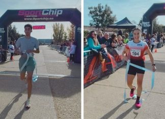 Estefanía Sanz y Soufiane Tribak regresan a lo más alto del III Cross Solidario Grajo Run Soufiane Tribak y Estefanía Sanz se impusieron en la III edición del Cross Grajo Run de Fresnillo de las Dueñas. / DUERO Deporte