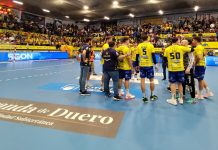 Tubos Aranda Villa de Aranda lo apuesta todo al amarillo El Santiago Manguán tiene que marcar la diferencia ante la visita de Cangas. / DUERO Deporte