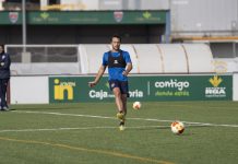 Vuelve la Copa del Rey Óscar de Frutos durante un entrenamiento con el Club Deportivo Numancia. / CD Numancia