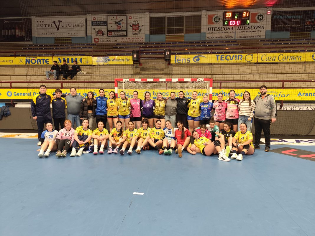 Las jugadoras participantes en la edición 2025 del Partido del Turrón. / DUERO Deporte