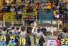 Tubos Aranda Villa de Aranda sigue por el buen camino Tubos Aranda Villa de Aranda en el Palacio de Deportes de León. / Roberto Campillo (Villa de Aranda)