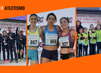 El atletismo arandino se corona en el Campeonato de Castilla y León de Cross El 2º puesto de los arandinos del Atlético Salamanca (i) junto a la campeona Sub-18 Alejandra Ortuño y las pequeñas campeonas Sub-12 de Atletismo Aranda. / DUERO Deporte