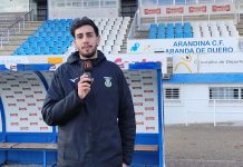 Dani Calvo se hace cargo de la Arandina Dani Calvo, entrenador de la Arandina atiende a DUERO Deporte. / DUERO Deporte