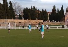 El Aranda Riber se arma de moral tras una nueva goleada antes de recibir al Salas Un lance de juego del partido disputado por el Riber en Miranda de Ebro. /Aranda Riber