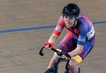 Susto en el ciclismo de las Tierras del Duero Pedro Pita durante su participación en el Campeonato de España de Pista. / RFEC