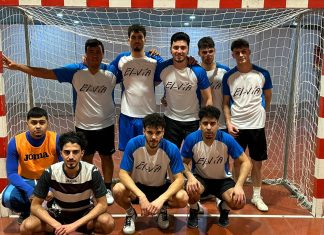 El Vía, nuevo campeón de la Liga Local del Fútbol Sala La plantilla de El Vía durante una de los partidos del campeonato. / DUERO Deporte