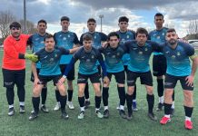 El Riber inicia la reconquista del liderato tras golear al Vadillos (0-4) El once titular con el que el Riber formó ante Vadillos en Pallafría. / DUERO Deporte