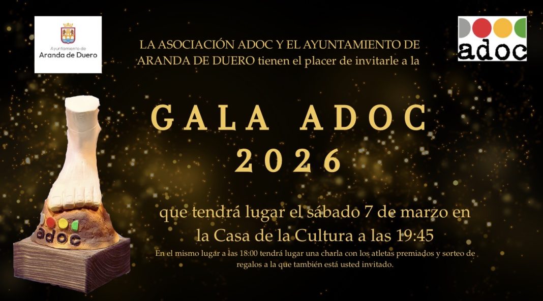 La Gala de la Asociación ADOC se celebra este sábado en Aranda de Duero. / DUERO Deporte