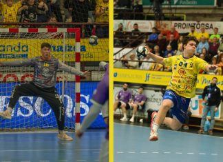 Vasco Teixeira y Jevgenijs Rogonovs convocados para la ventana de selecciones El portero portugués, Vasco Teixeira (i) y el pivote letón, Jevgenijs Rogonovs. / Arturo Sanz y Alberto Calvo