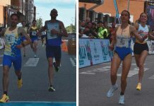 La velocidad terminal de Nacho Fontes y la insolente madurez de Marta Mitjans dejan su impronta en la XLII Milla Urbana de Aranda Ignacio Fontes (i) se impuso a Dani Arce en la recta final. Mientras, Marta Mitjans (d) fue más rápida que Lorea Ibarzabal. / Angelo