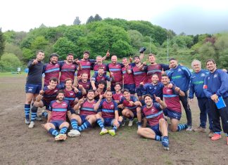 Rugby Aranda aspira a un balsámico triunfo para cerrar el curso en DHB La plantilla de Rugby Aranda quiere volver a recuperar la sonrisa que exhibieron en su última victoria, la conseguida el pasado 18 de marzo en Oviedo. / Rugby Aranda