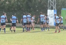 Objetivo: sumar todos los puntos posibles Imagen del partido del pasado mes de marzo en el Virgen de las Viñas entre ambas escuadras que cayó del lado arandino por 29-24. / TeleAranda