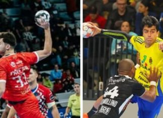 Villa de Aranda muestra gran interés por Artur Parera y ata al iraní Mehran Rahnama El pivote catalán, Parera (i) y el lateral izquierdo iraní, Rahnama, con sus respectivos equipos esta reciente temporada. / DUERO Deporte
