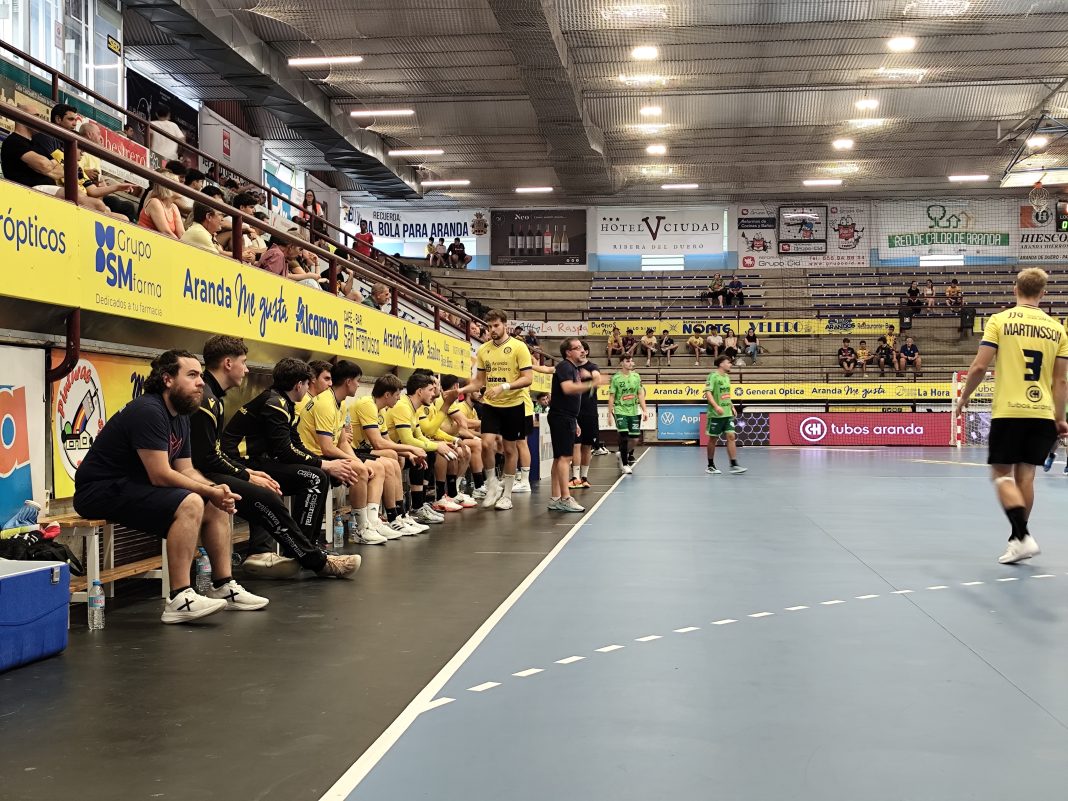 La plantilla de Tubos Aranda Villa de Aranda durante el reciente V Memorial Santiago Manguán. / DUERO Deporte