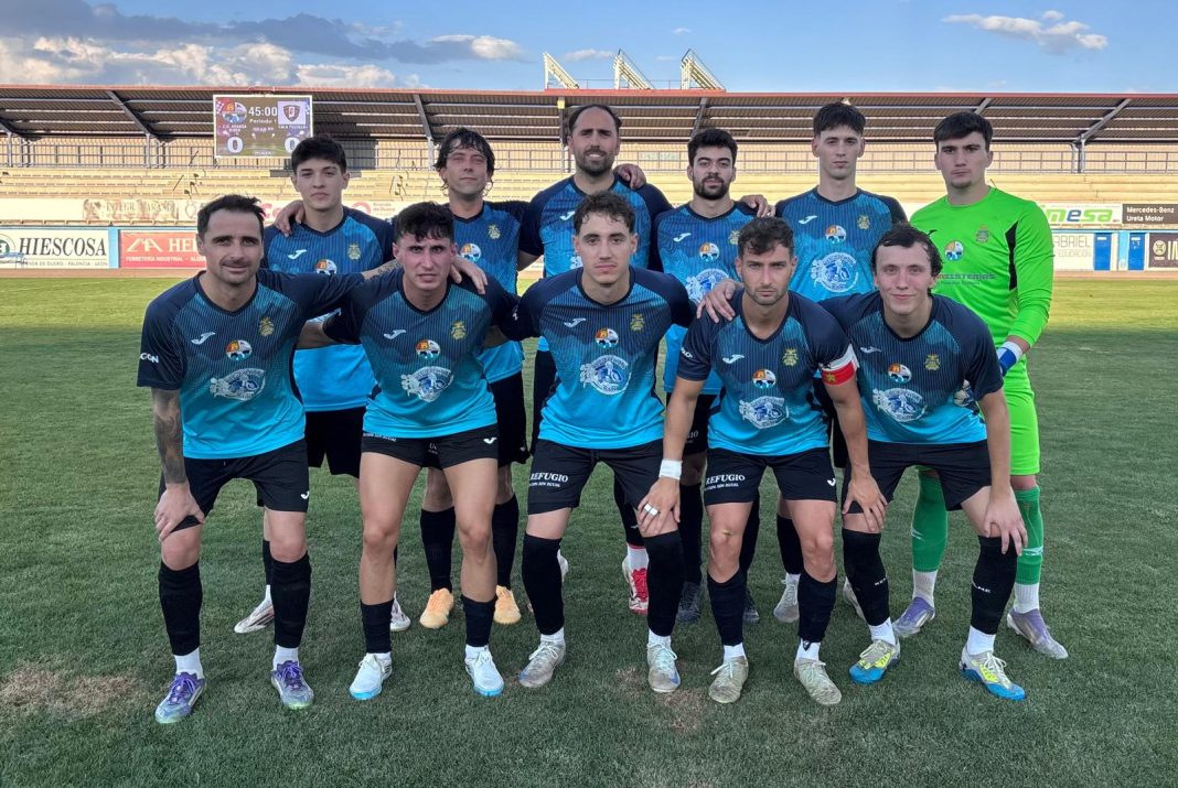 El Riber durante el triangular del pasado fin de semana en el Juan Carlos Higuero. / Aranda Riber
